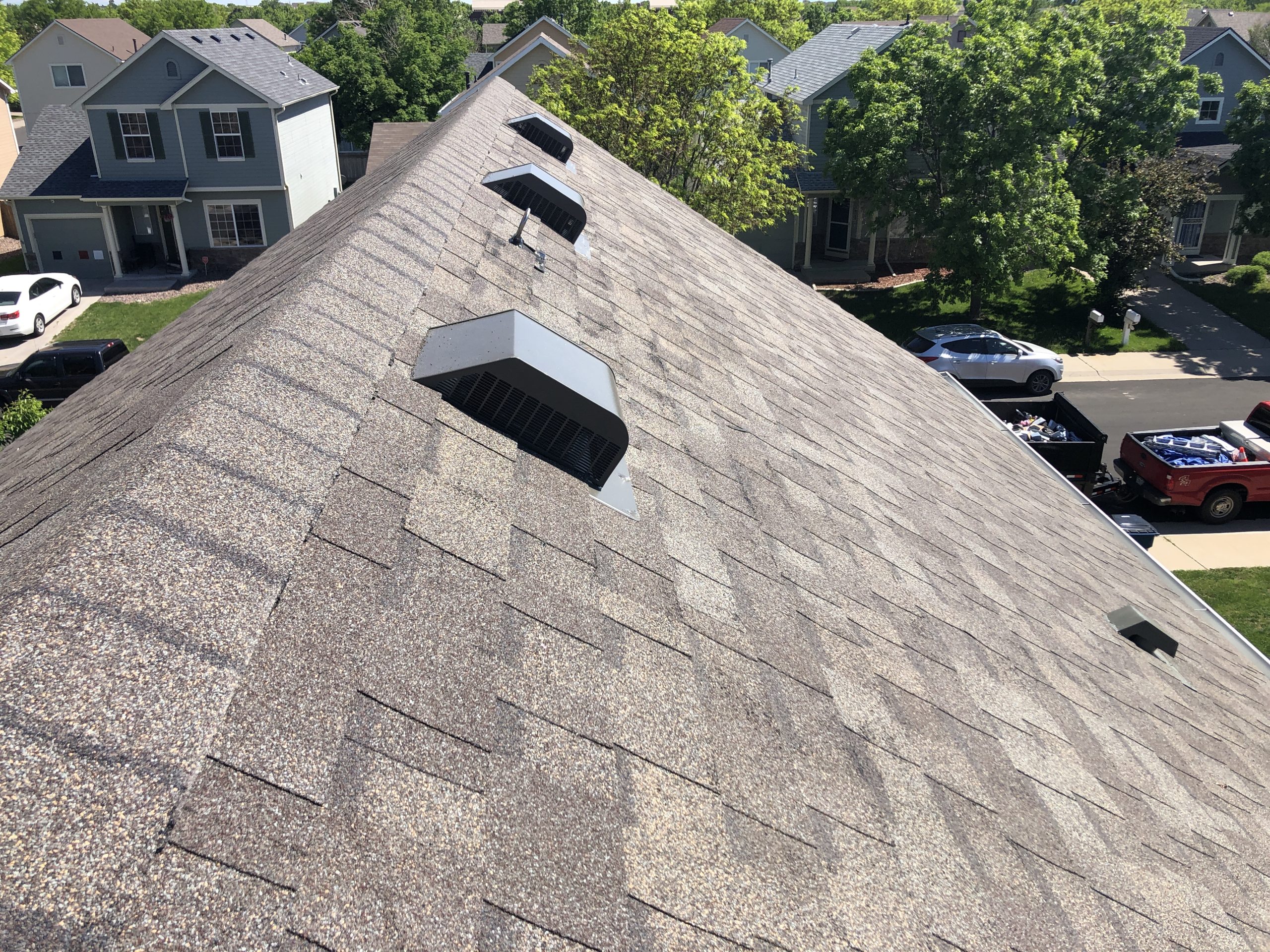 roof replacement completed by legacy roofers